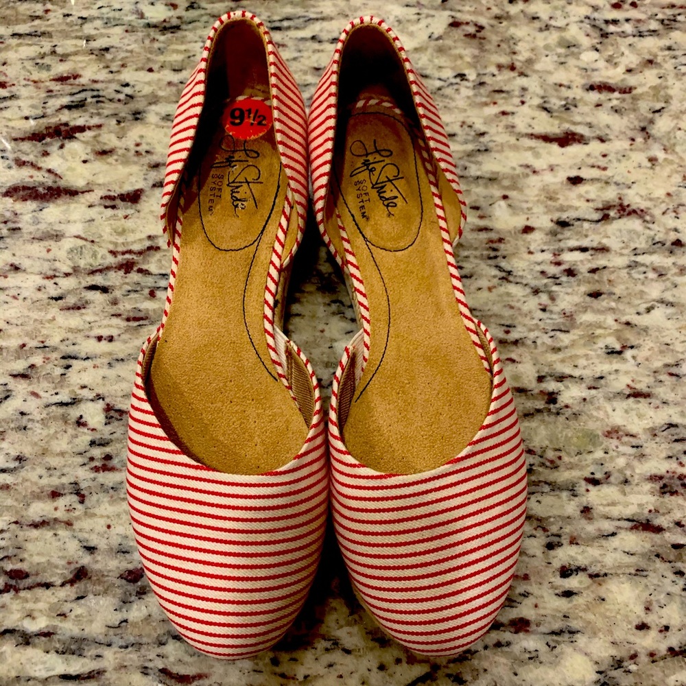 LifeStride canvas sandals, NWOT